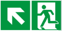 Notausgang-links-aufwärts Notausgang-links-aufwärts